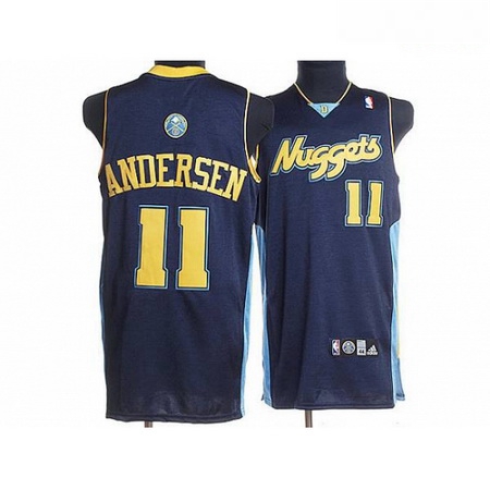 Nuggets 11 Chris Andersen Stitched Dark Blue NBA Jersey