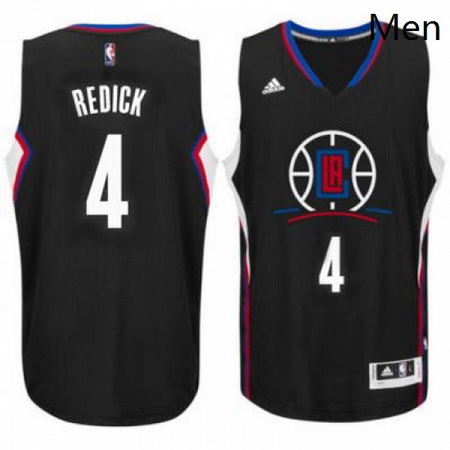 Mens Los Angeles Clippers 4 J J Redick adidas Black New Swingman Alternate Jerse