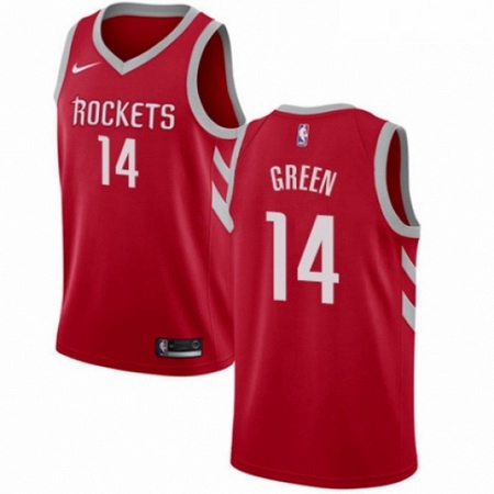 Mens Nike Houston Rockets 14 Gerald Green Swingman Red NBA Jersey Icon Edition