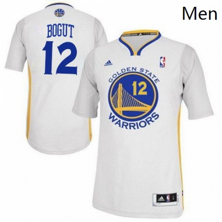 Revolution 30 Warriors 12 Andrew Bogut White Alternate Stitched NBA Jersey