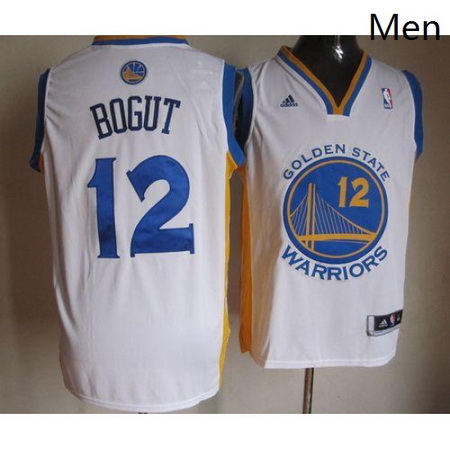 Warriors 12 Andrew Bogut White Stitched NBA Jersey