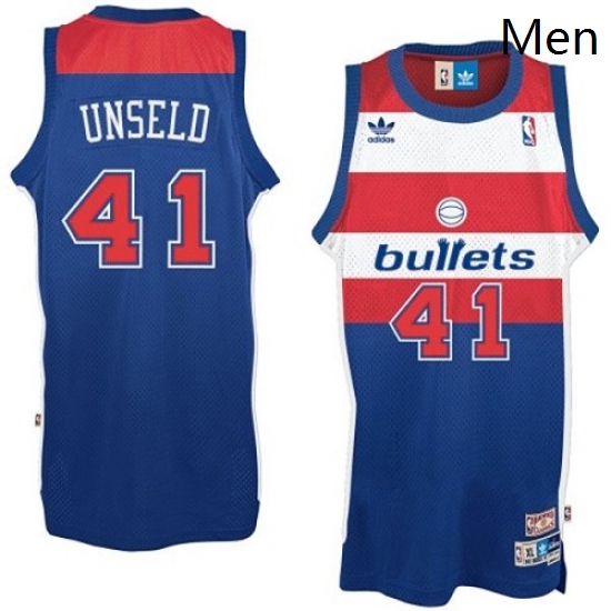 Mens Adidas Washington Wizards 41 Wes Unseld Swingman Bullets Th