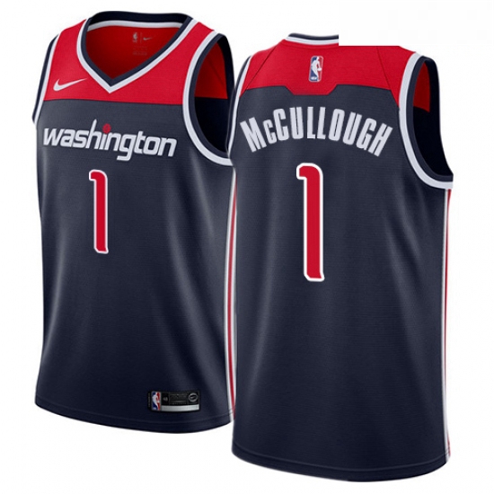 Mens Nike Washington Wizards 1 Chris McCullough Swingman Navy Bl