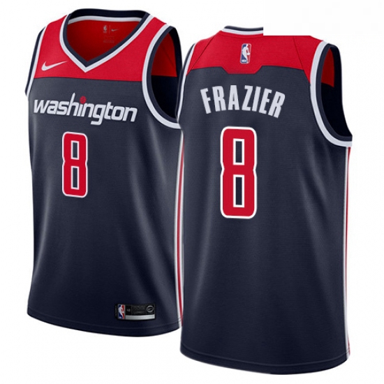 Mens Nike Washington Wizards 8 Tim Frazier Swingman Navy Blue NBA Jersey Statement Edition