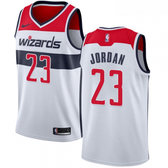 Mens Nike Washington Wizards 23 Michael Jordan Swingman White Ho