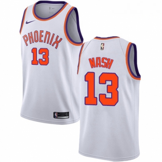 Mens Nike Phoenix Suns 13 Steve Nash Authentic NBA Jersey Associ