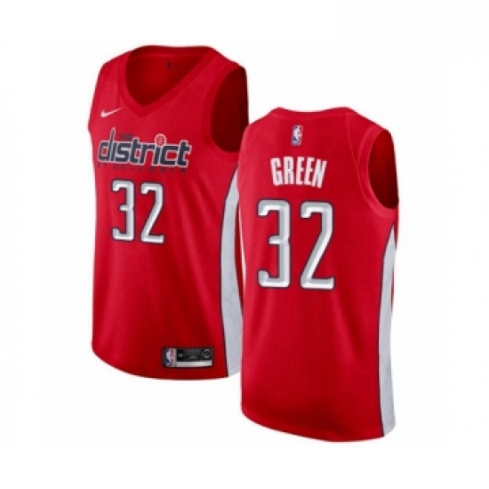 Mens Nike Washington Wizards 32 Jeff Green Red Swingman Jersey E