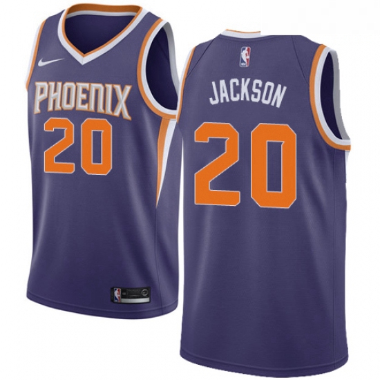 Mens Nike Phoenix Suns 20 Josh Jackson Swingman Purple Road NBA Jersey Icon Edition