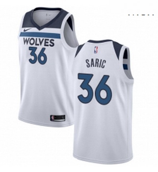 Mens Nike Minnesota Timberwolves 36 Dario Saric Swingman White N