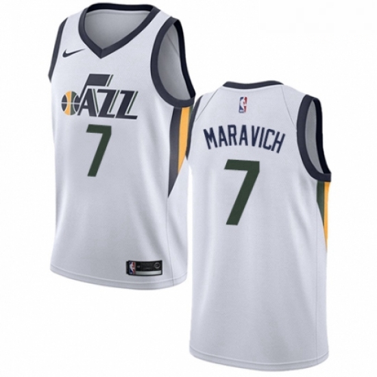 Mens Nike Utah Jazz 7 Pete Maravich Authentic NBA Jersey Associa