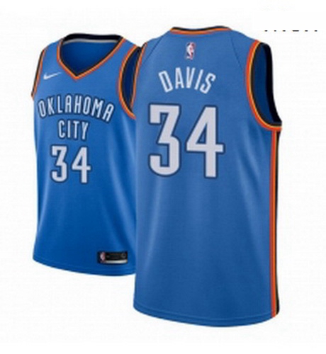 Men NBA 2018 19 Oklahoma City Thunder 34 Tyler Davis Icon Editio