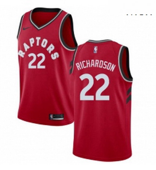 Mens Nike Toronto Raptors 22 Malachi Richardson Swingman Red NBA Jersey Icon Edition