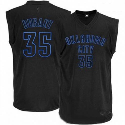 Mens Adidas Oklahoma City Thunder 35 Kevin Durant Authentic Blac