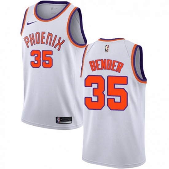 Mens Nike Phoenix Suns 35 Dragan Bender Authentic NBA Jersey Association Edition