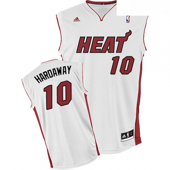 Mens Adidas Miami Heat 10 Tim Hardaway Swingman White Home NBA J