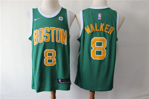 Celtics 8 Kemba Walker Green Earned Edition Nike Swingman Jersey