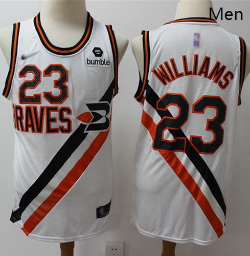 Clippers #23 Louis Williams White Basketball Swingman Hardwood Classics Jersey