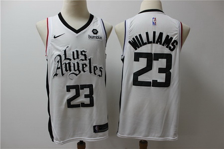 Clippers 23 Lou Williams White City Edition Nike Swingman Jersey