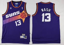 Mens Adidas Phoenix Suns 13 Steve Nash Swingman Purple Throwback NBA Jersey