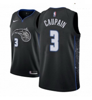 Men NBA 2018 19 Orlando Magic 3 Troy Caupain City Edition Black Jersey