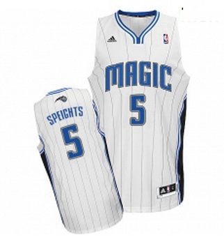 Mens Adidas Orlando Magic 5 Marreese Speights Swingman White Home NBA Jersey