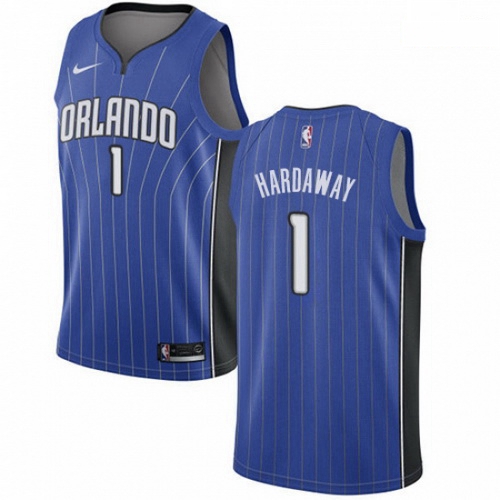 Mens Nike Orlando Magic 1 Penny Hardaway Swingman Royal Blue Road NBA Jersey Icon Edition