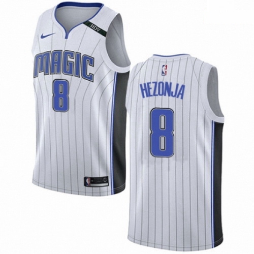 Mens Nike Orlando Magic 8 Mario Hezonja Swingman NBA Jersey Asso