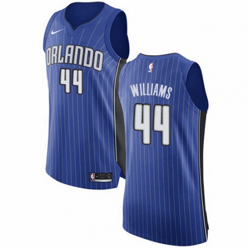 Mens Nike Orlando Magic 44 Jason Williams Authentic Royal Blue R