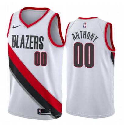 Men Nike Portland Trail Blazers 00 Carmelo Anthony Association W