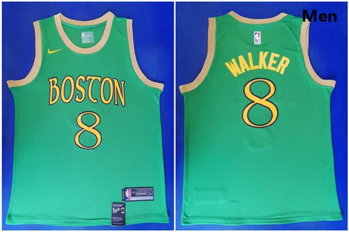 Celtics 8 Kemba Walker Green 2019 20 City Edition Swingman Jersey