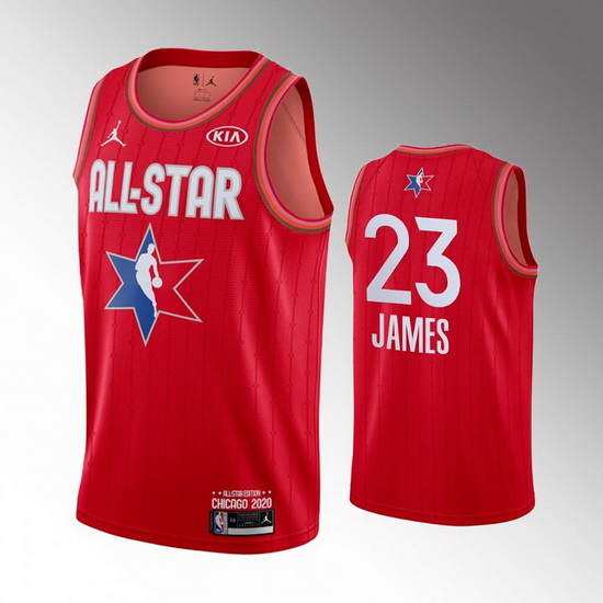 Lakers 23 Lebron James Red 2020 NBA All Star Jordan Brand Swingm