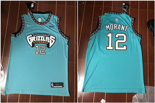 Grizzlies 12 Ja Morant Green Nike Swingman Jersey