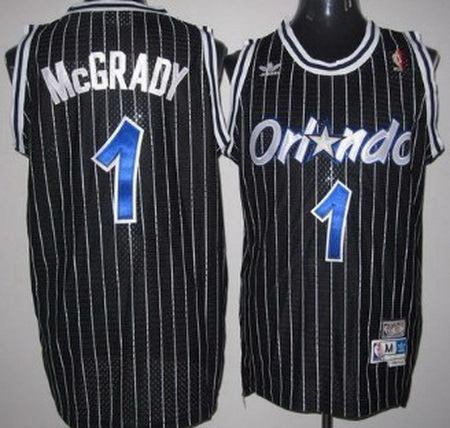 Men Adidas Magic 1 Tim Hardway Black Throwback NBA Stitched Jersey