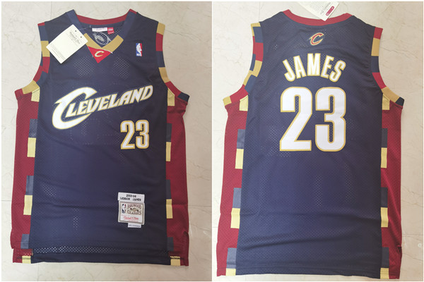 Cavaliers 23 Lebron James Black 2003 04 Hardwood Classics Jersey