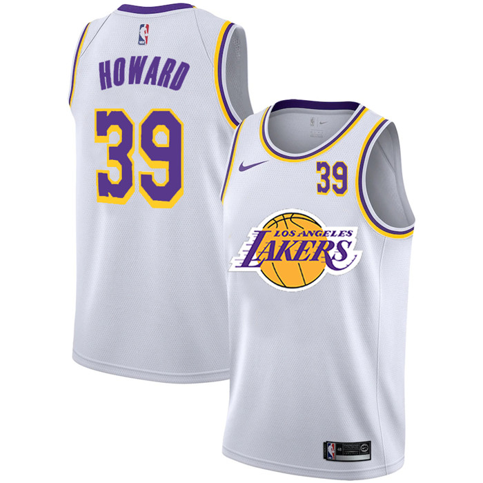 Lakers 39 Dwight Howard White 2020 2021 New City Edition Nike Swingman Jersey