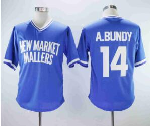 Al Bundy 14 New Market Mallers Baseball Jersey A.Bundy