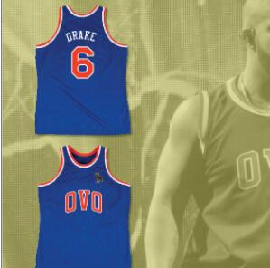 Drake 6 OVO Basketball Jersey MSG NYC With Owl Film Jersey