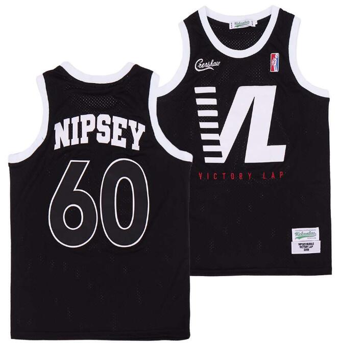 Men Nipsey 60 VL Black Crenshaw Editon Jersey