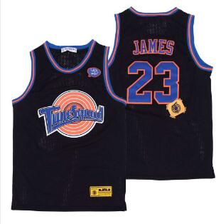 Tune Squad Space Movie jersey Black Lebron James