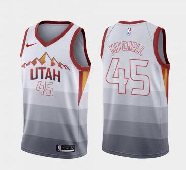 Men Utah Jazz 45 donovan mitchell 2020 Nike City Edition Jersey