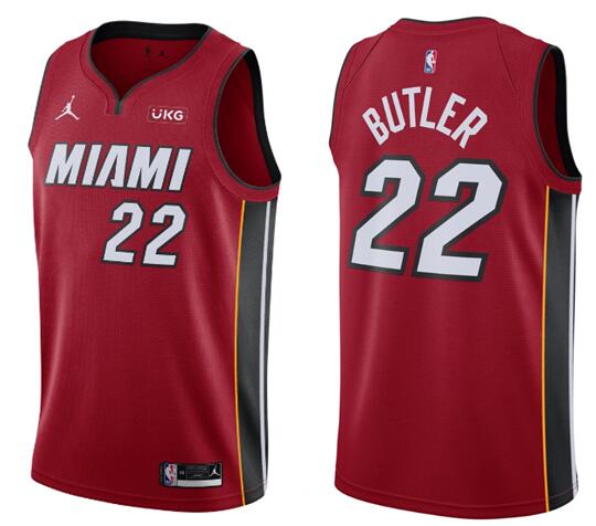 Men Miami Heat Jimmy Butler Jordan Brand Statement Red Swingman Jersey