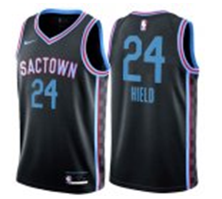 Men Sacramento Kings Buddy Hield Nike Blue Swingman jersey