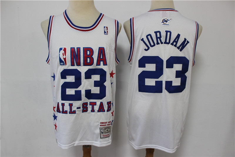 Men Washionton Wizzard 23 Michael Jordan White 2003 All Star Jersey