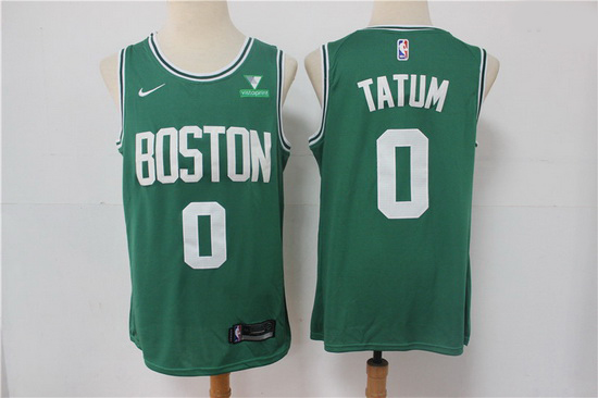Men Nike Boston Celtics Jayson Tatum 0 Green NBA Swingman 2020 2