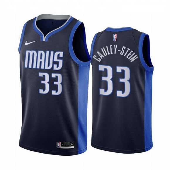 Men Dallas Mavericks 33 Willie Cauley Stein Navy NBA Swingman 20