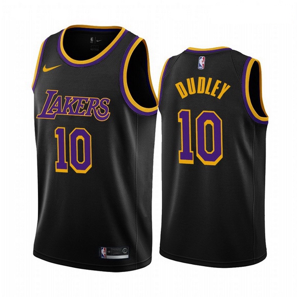 Men Los Angeles Lakers 10 Jared Dudley Black NBA Swingman 2020 2