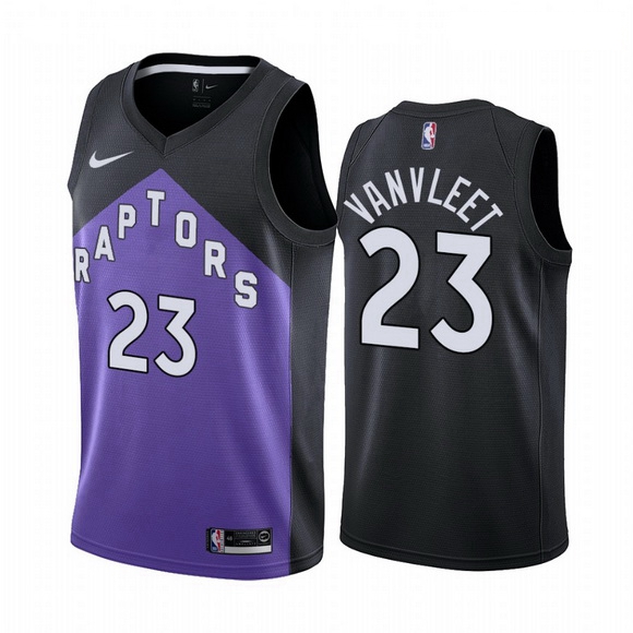 Men Toronto Raptors 23 Fred VanVleet Purple NBA Swingman 2020 21 Earned Edition Jersey