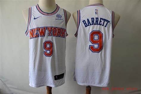 Men Jordan Brand RJ Barrett White New York Knicks 2020 21 Swingm