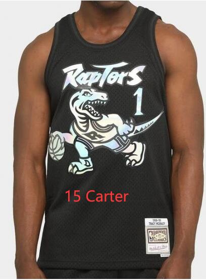 Men Toronto Raptors Vince Carter Black Mitchell Ness Jersey