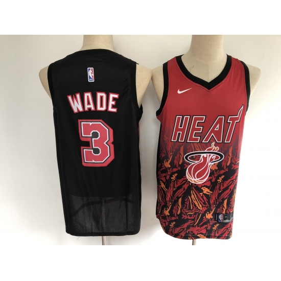 Men's Miami Heat #3 Dwyane Wade Salute To Service Basketbal Jers